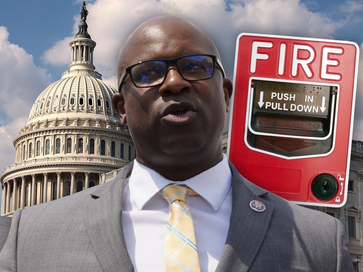 Rep. Jamaal Bowman Pulls Capitol Hill Fire Alarm Amid Spending Bill Vote