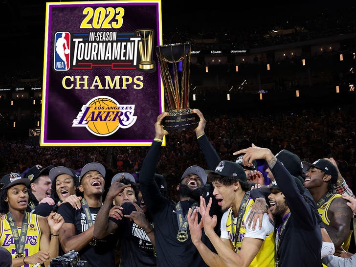 lakers tournament champs banner