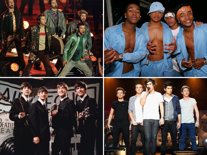 Boy Bands Through The Years