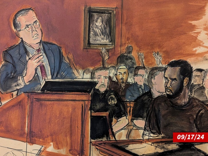 Diddy Courtroom Sketch