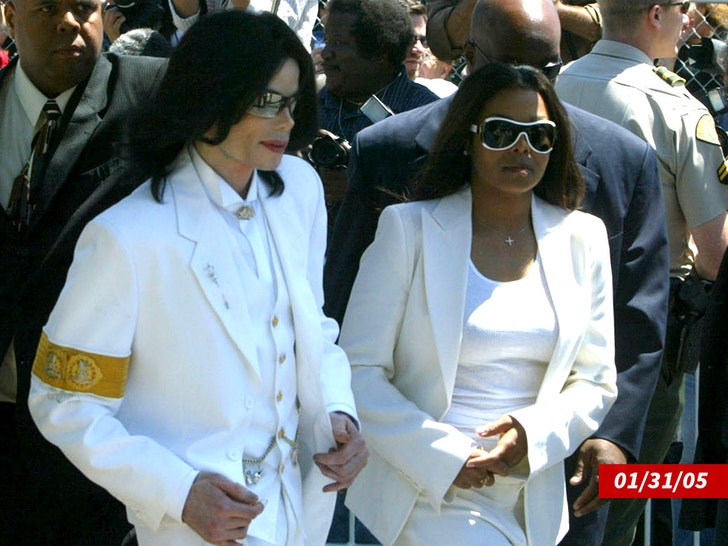 janet jackson with Michael Jackson trial