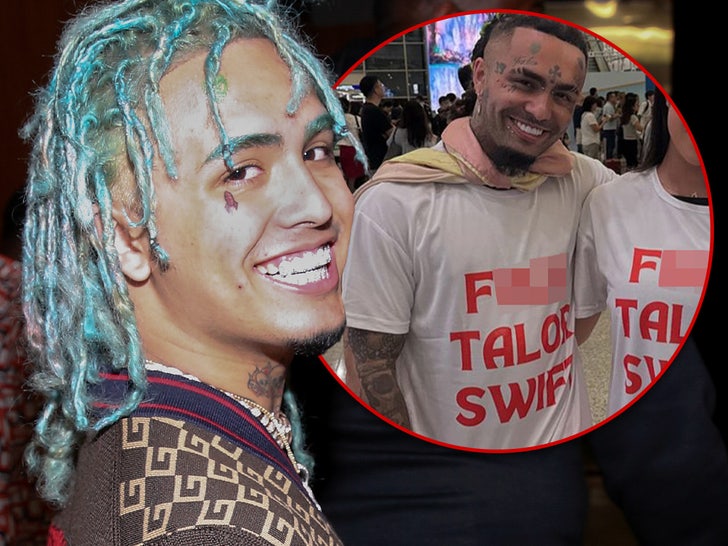 Lil Pump 繼續攻擊泰勒絲支持卡馬拉哈里斯