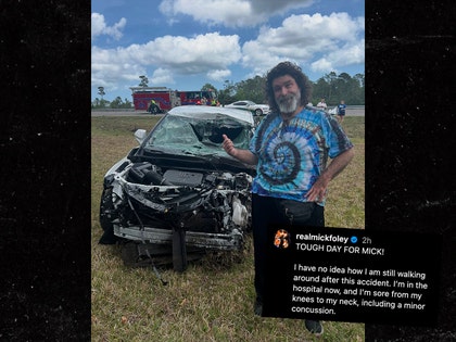 mick foley car accident