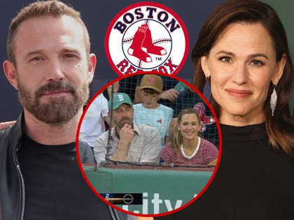 ben affleck jennifer garner red sox game