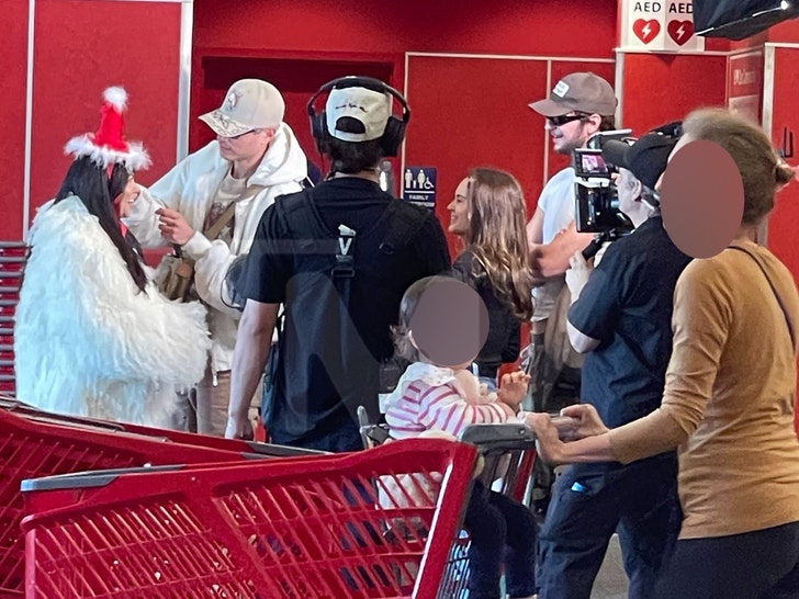 Kourtney Kardashian and her son on a commercial tmz wm 5