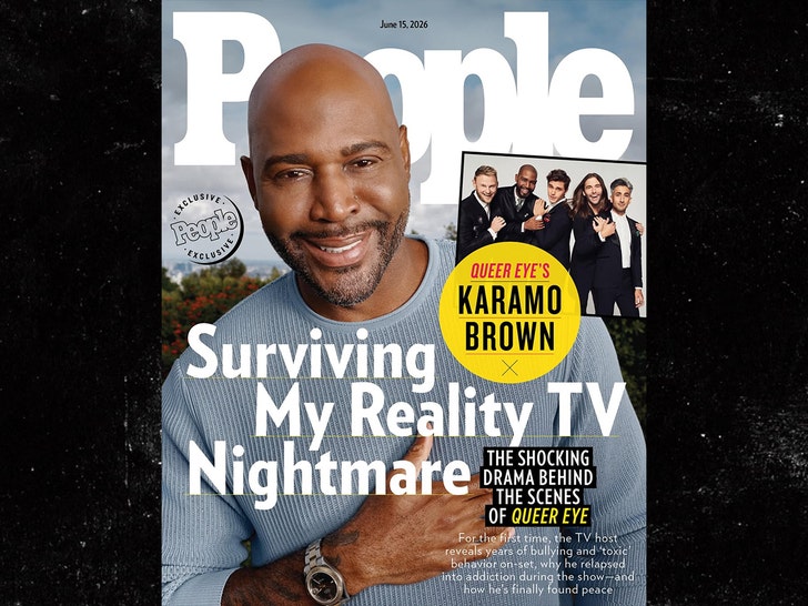 Queer Eye Karamo Brown talks about queer eye drama people mag cover 1