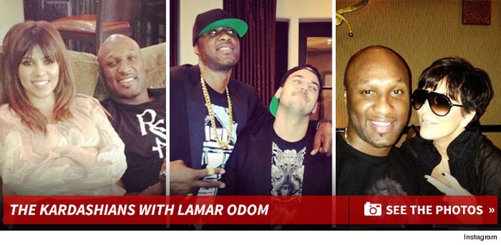 Kardashian/Jenner Family With Lamar Odom
