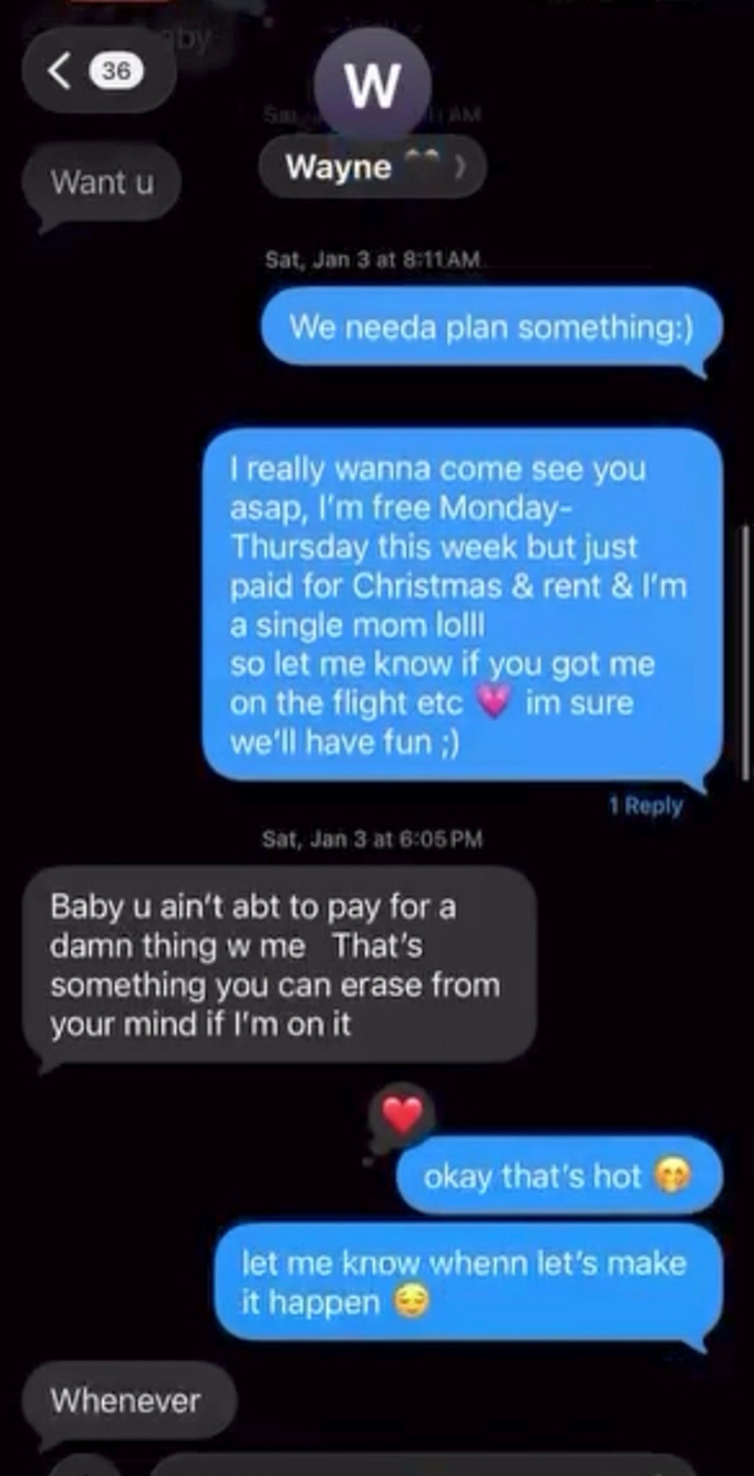 Lil Wayne Teen Mom Messages 1