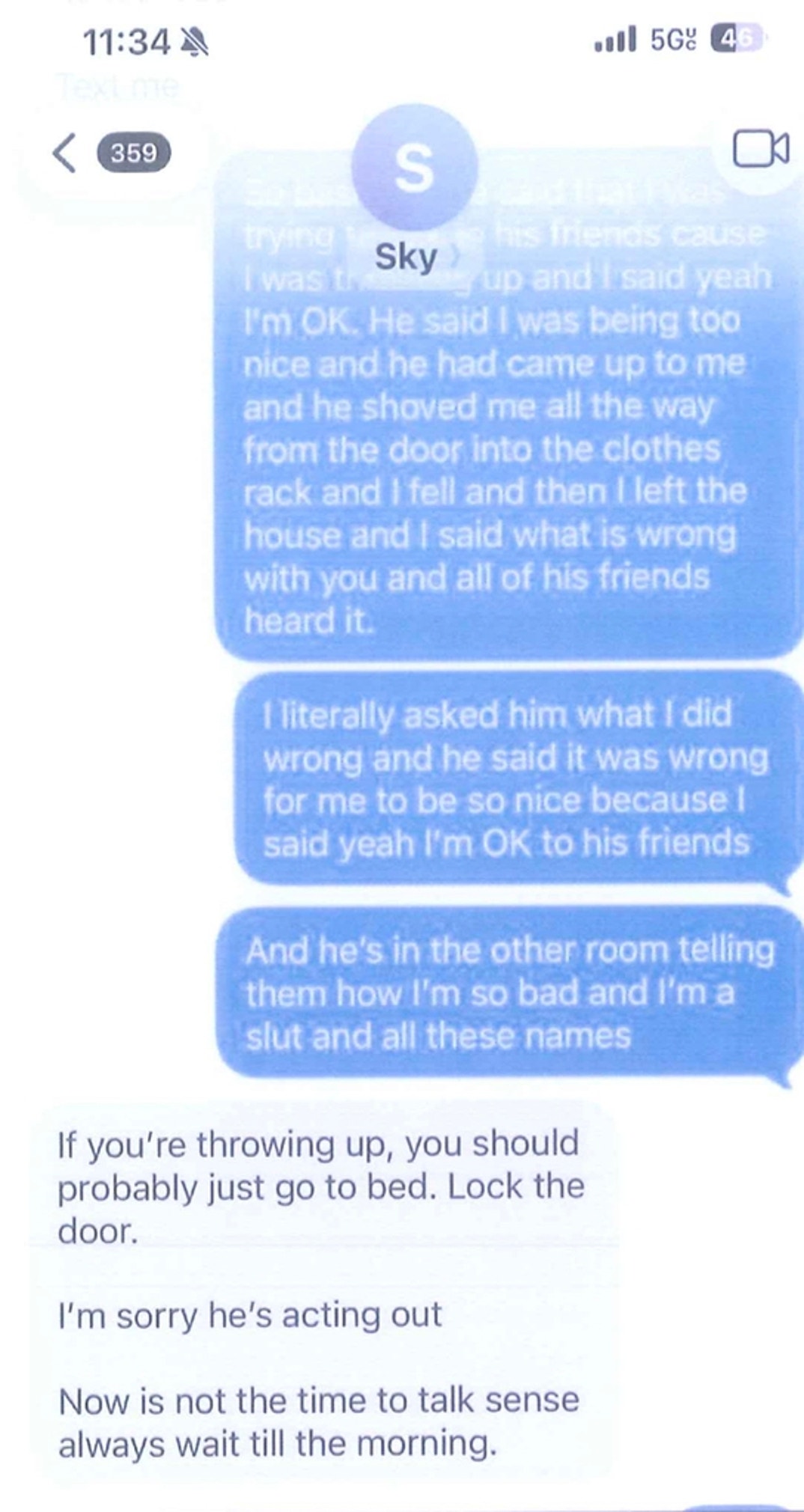 Alleged Texts Hulk Hogan Ex 3