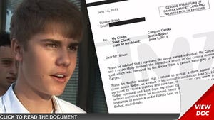 Justin Bieber -- Photog Lawyers Up ... I Want My Stuff Back!