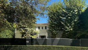 Menendez House With A Fence And Private Property Sign Around It