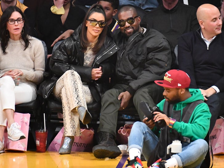 Courtside Celebs at Lakers vs. Cavaliers Game