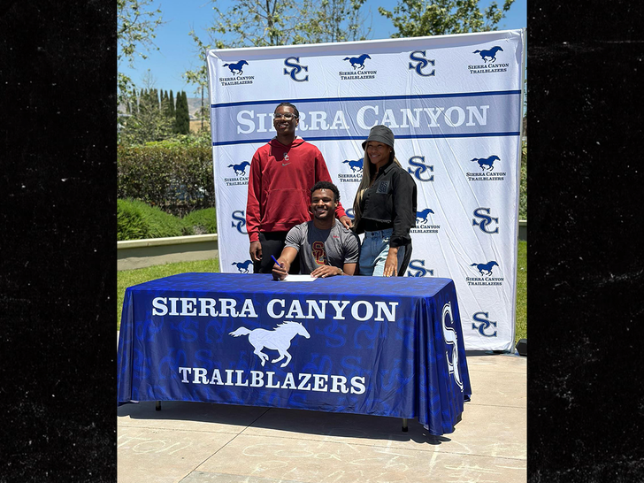 bronny james signed his letter of intent