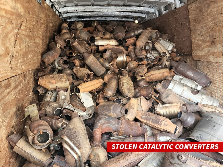 stolen catalytic converters sub