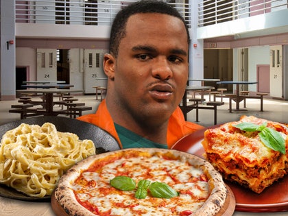 glen big baby davis celtics prison food pizza alfredo lasagna