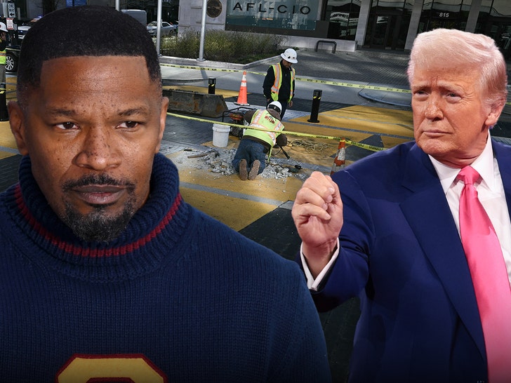 Jamie Foxx is sad via Trump Order to remove BLM Mural