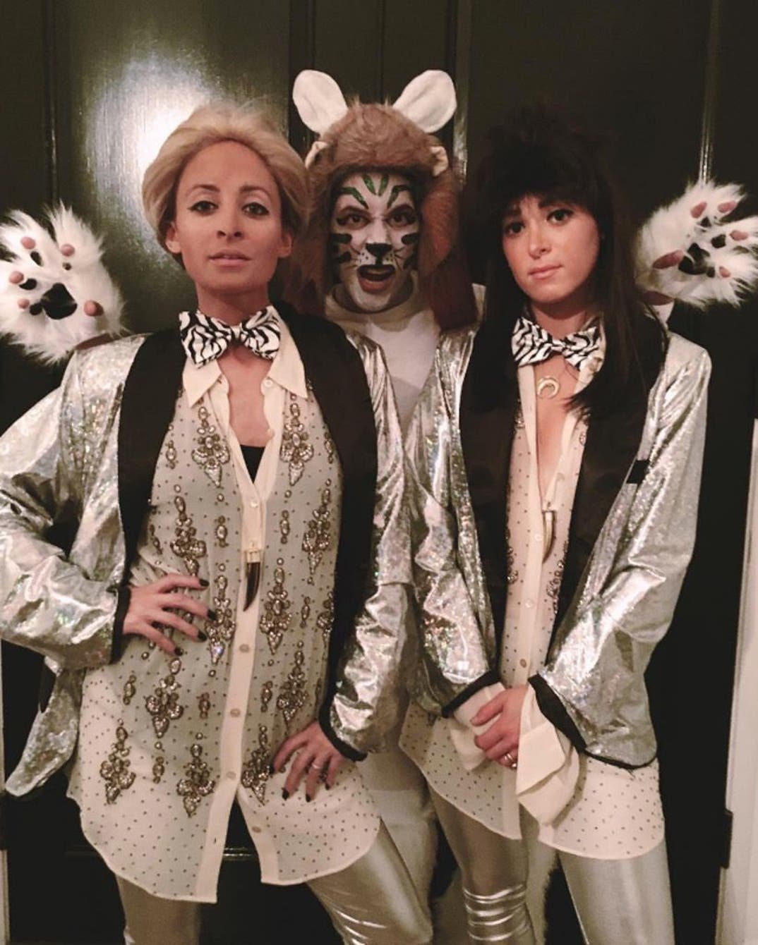 Nicole Richie and friends as Siegfried & Roy