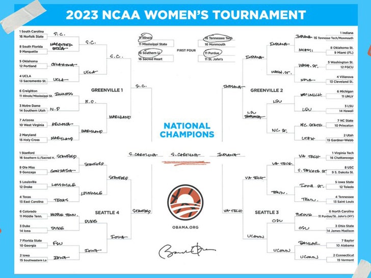 Obama picks Kansas, UConn to win NCAA tourneys – Orange County Register