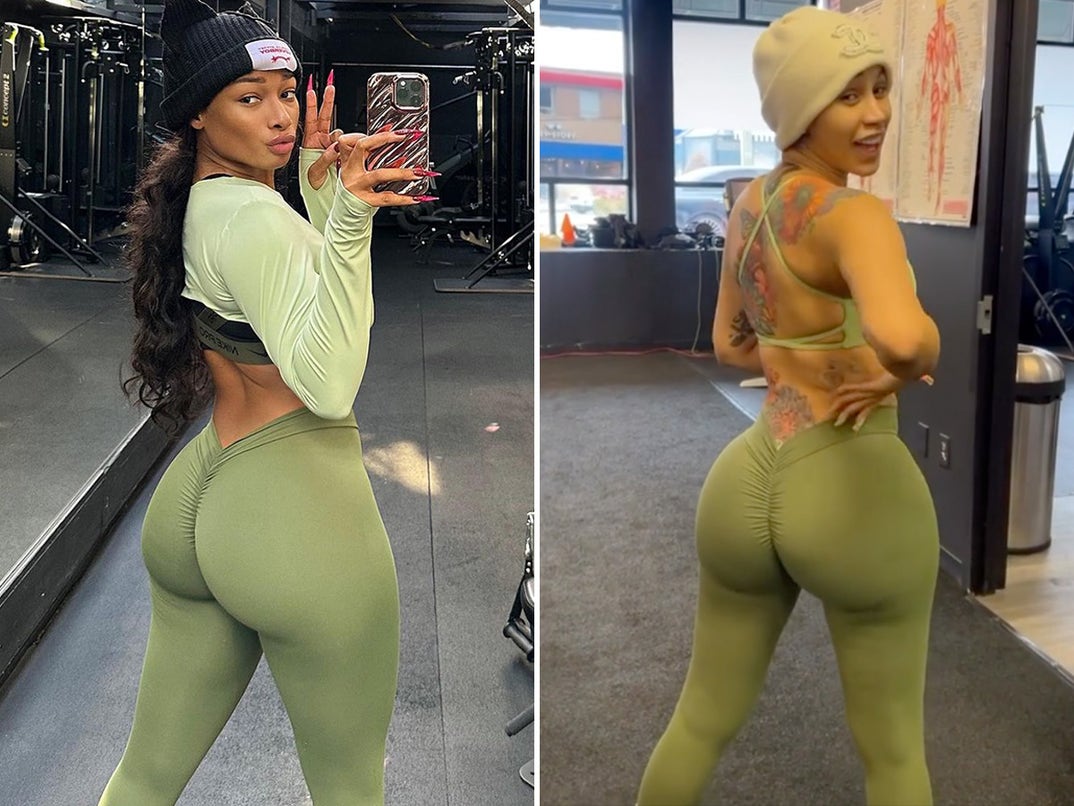 Megan Thee Stallion vs. Cardi B -- Workout Booties Edition
