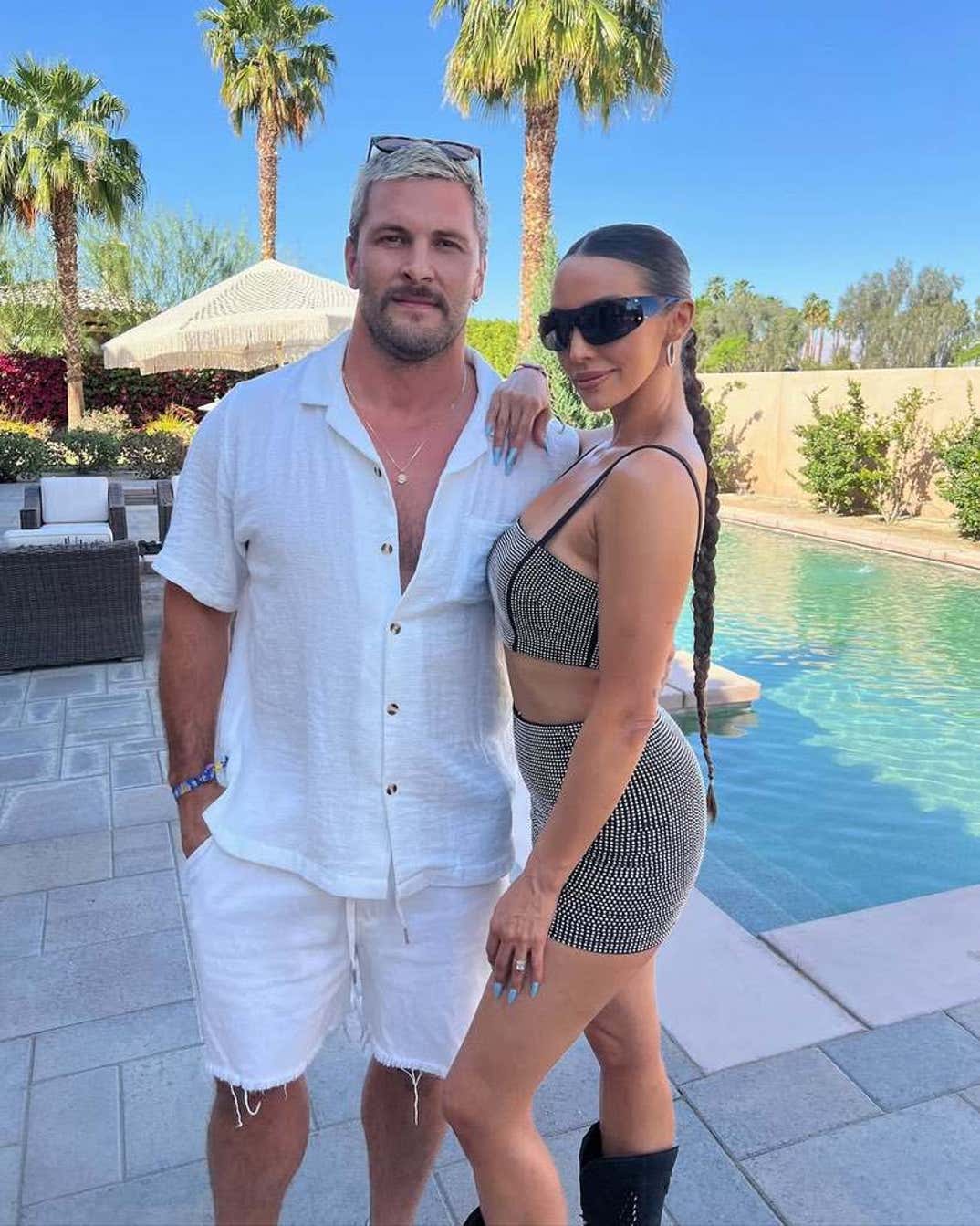 Brock Davies and Scheana Shay