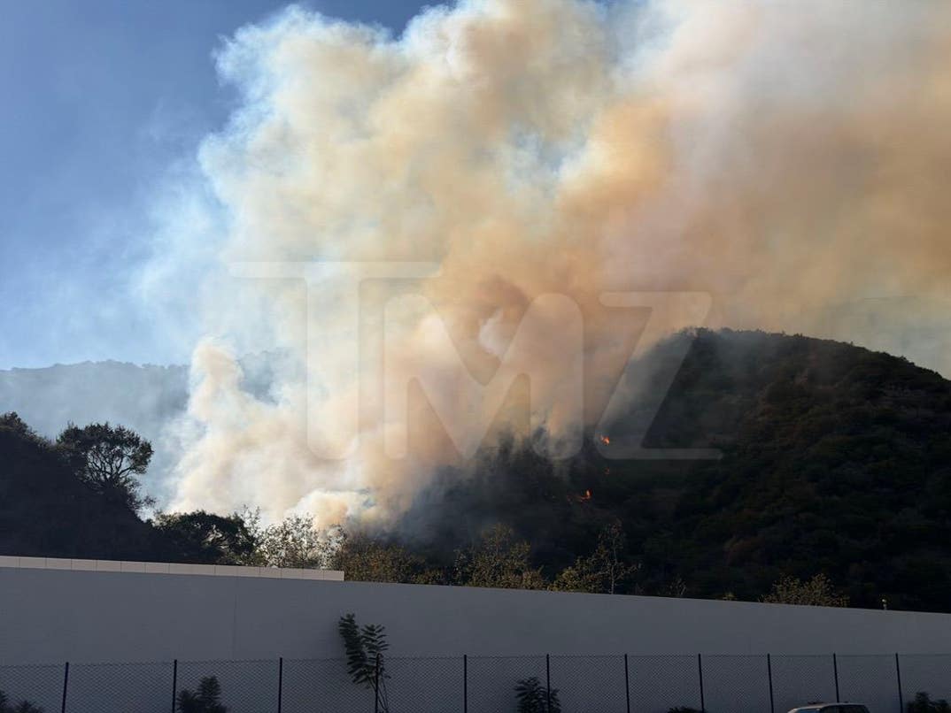 Large Brush Fire Near Getty Center 6