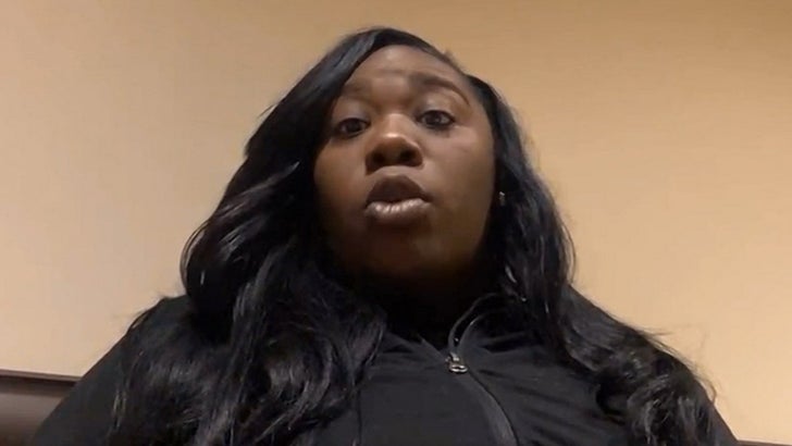 The woman on the receiving end of DaBaby's brutal slap, Tyronesha Laws, tells TMZ ... the rapper's mea culpa is not sincere because he's cracking jokes about the incident on social media.