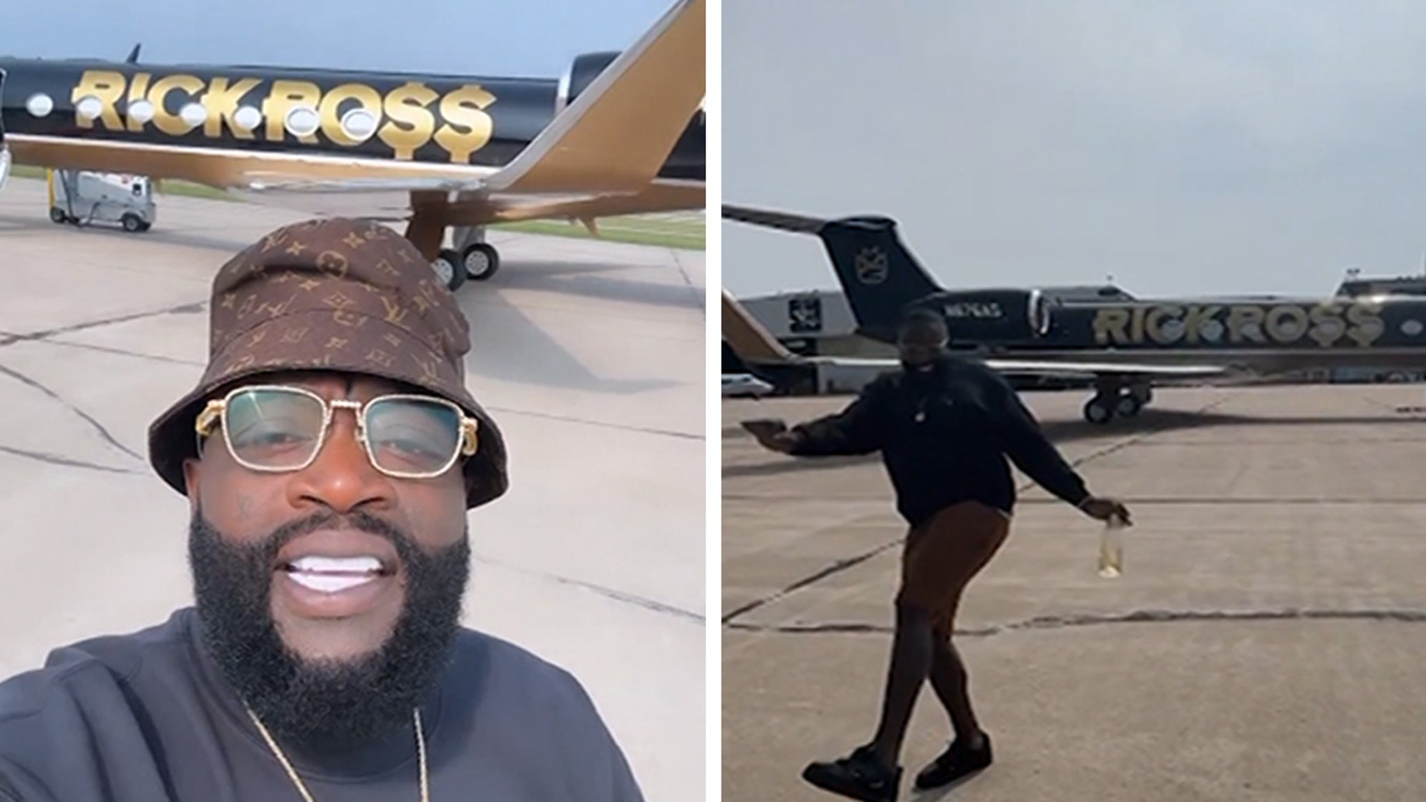 Rick Ross Debuts 18Passenger Plane Ahead Of MMG Pool Party