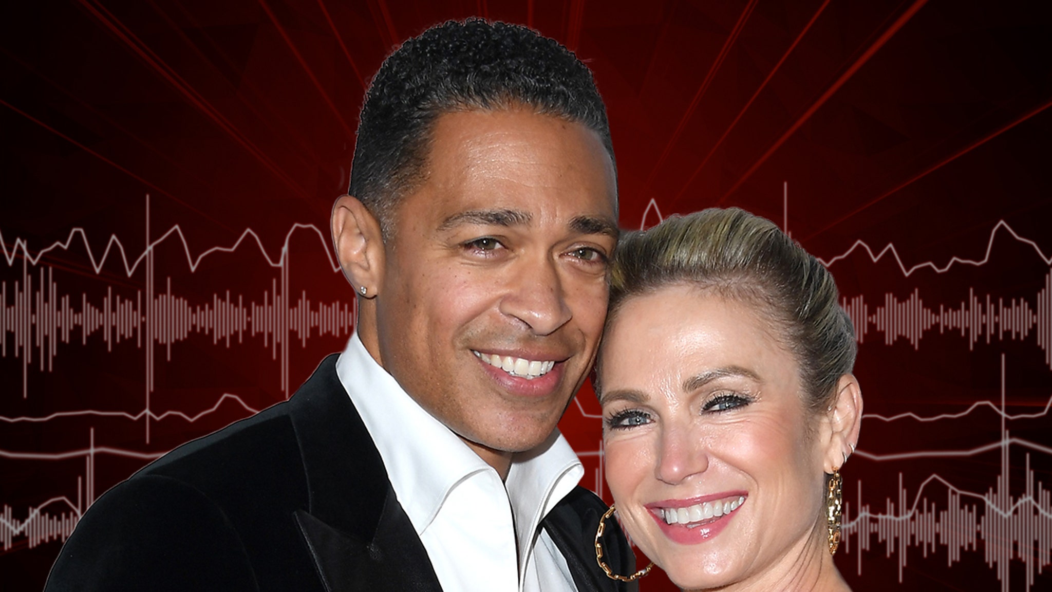 Former 'GMA' Cohosts T.J. Holmes and Amy Robach Are Engaged