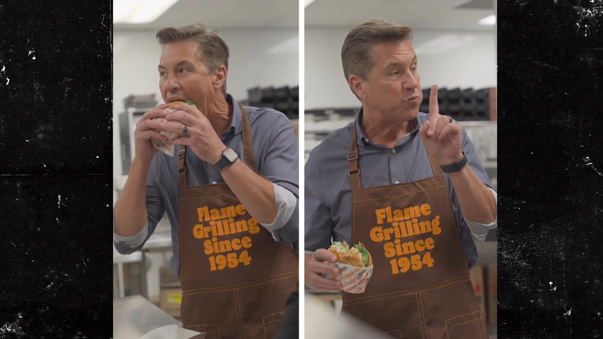 El presidente de Burger King ataca al director ejecutivo de McDonald’s con un enorme bocado de hamburguesa