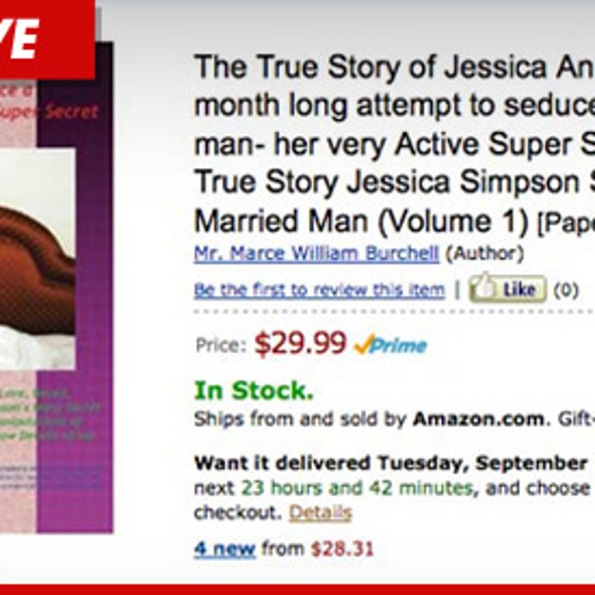 Jessica Simpson -- Fan She's Never Met Writes a Book About Her