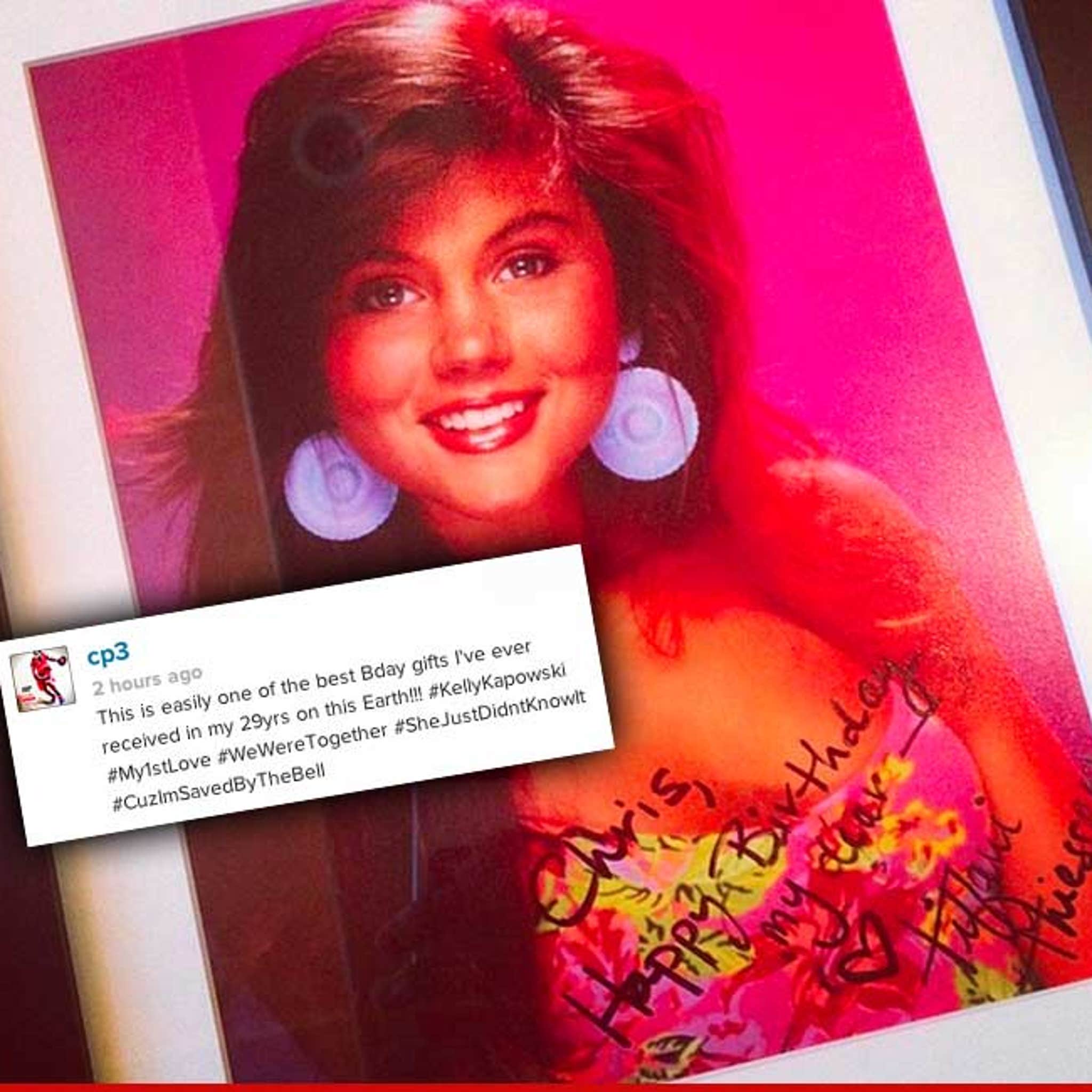 Chris Paul: Kelly Kapowski Autograph Makes Him Geek Out -- She Was My 1st  Love