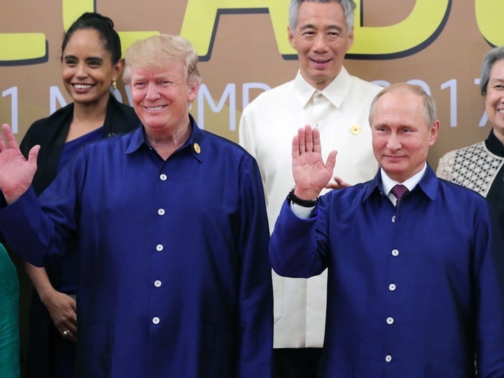 Trump and Putin Hanging Out