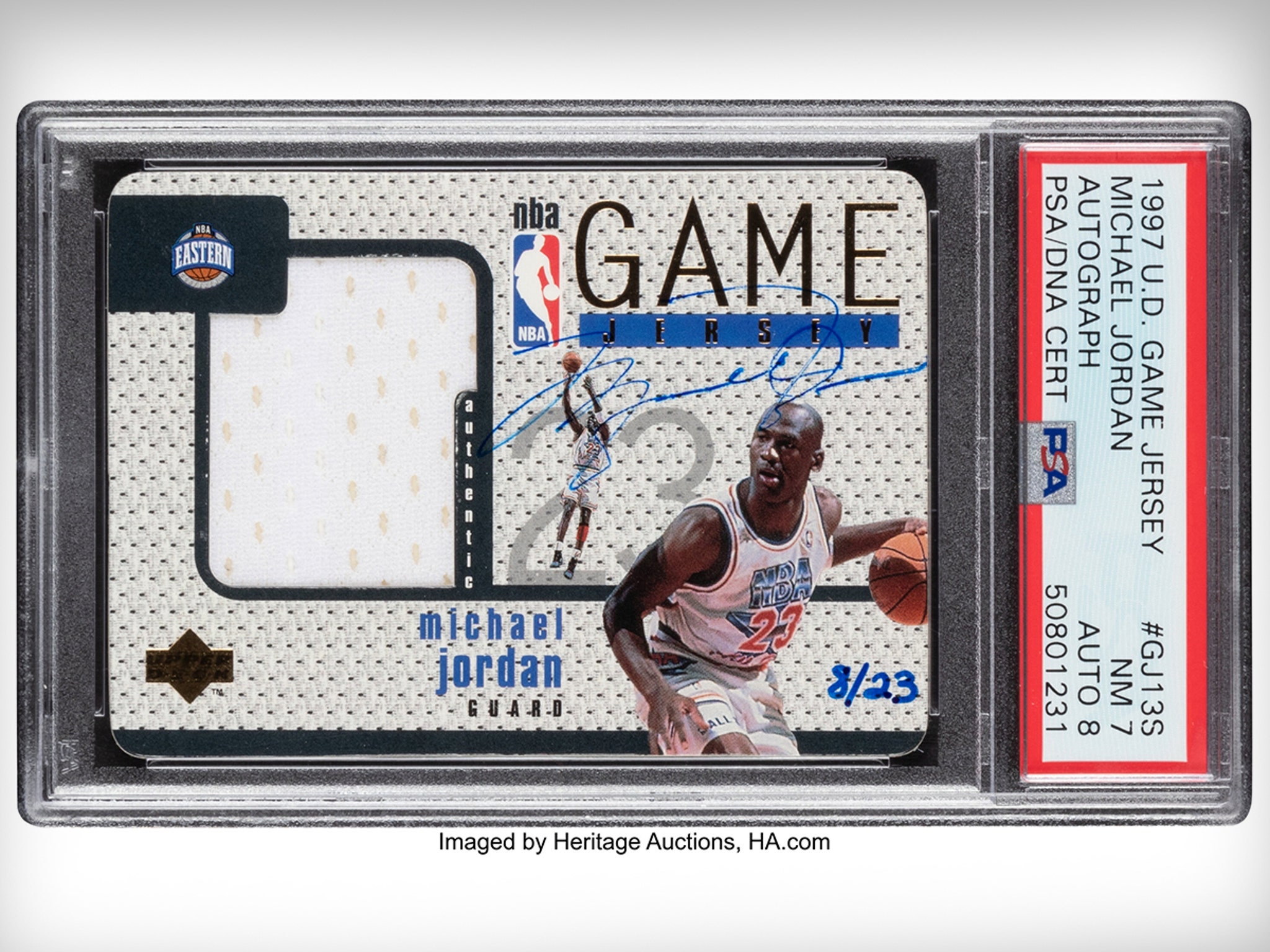 NBA Store - I'm Back. Rare Signed #45 Michael Jordan