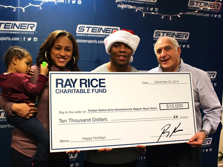 Ray Janay Rice Family Gives Back