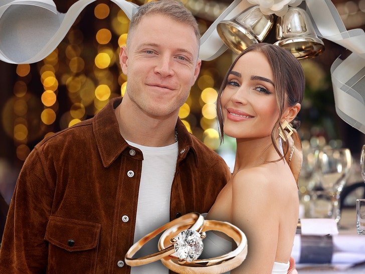 Christian McCaffrey and Olivia Culpo's wedding