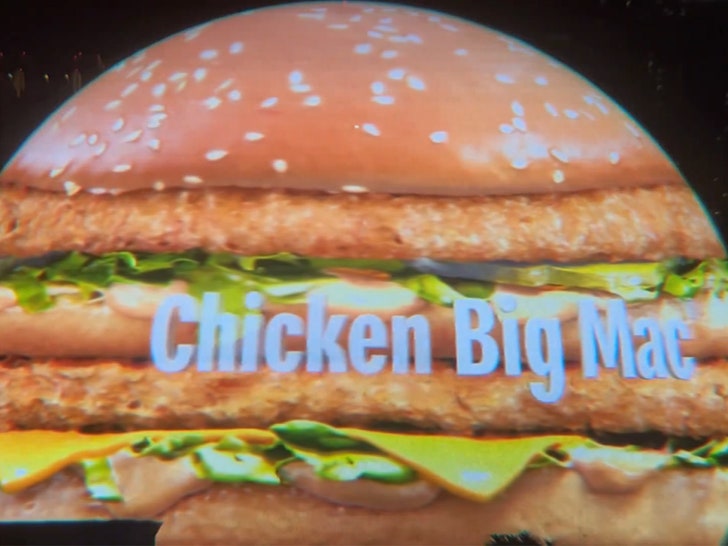 McDonald’s Chicken Big Mac Takes Over Las Vegas Sphere