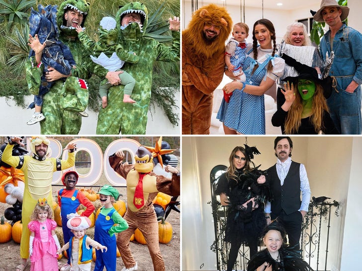 Celebs Doing Halloween With The Fam … See All The Household Costumes!