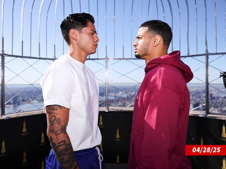 Ryan García y Rolie Romero Getty 1