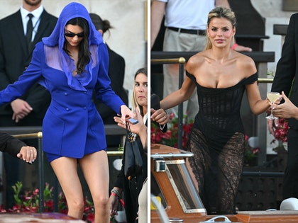 Guests Head to Arsenale di Venezia for Bezos Wedding Finale getty 4