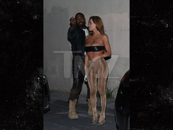 Kanye and Bianca leave Improv in L.A sub 3