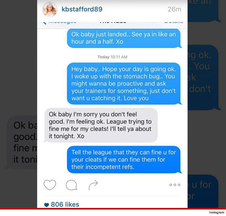 Matt Stafford's Wife -- RIPS NFL Your Refs Are Garbage :: 1008-kbstafford-instagram-3