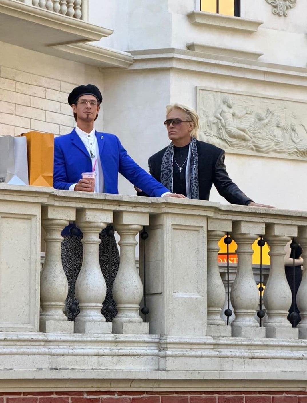 Andrew Garfield Jude Law On Set Of Wild Things 0