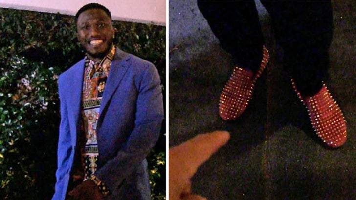 NFL Star Brandon Flowers -- Check Out My $2,000 Shoes ... Men Can Rock ...