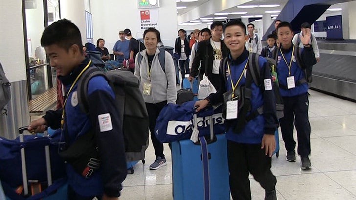 Rescued Thai Soccer Team Hits L.A., Bring On Hollywood!
