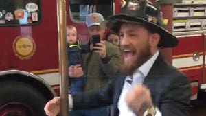 Conor McGregor Hooks Up Boston Firefighters With World Series Tickets and Whiskey!