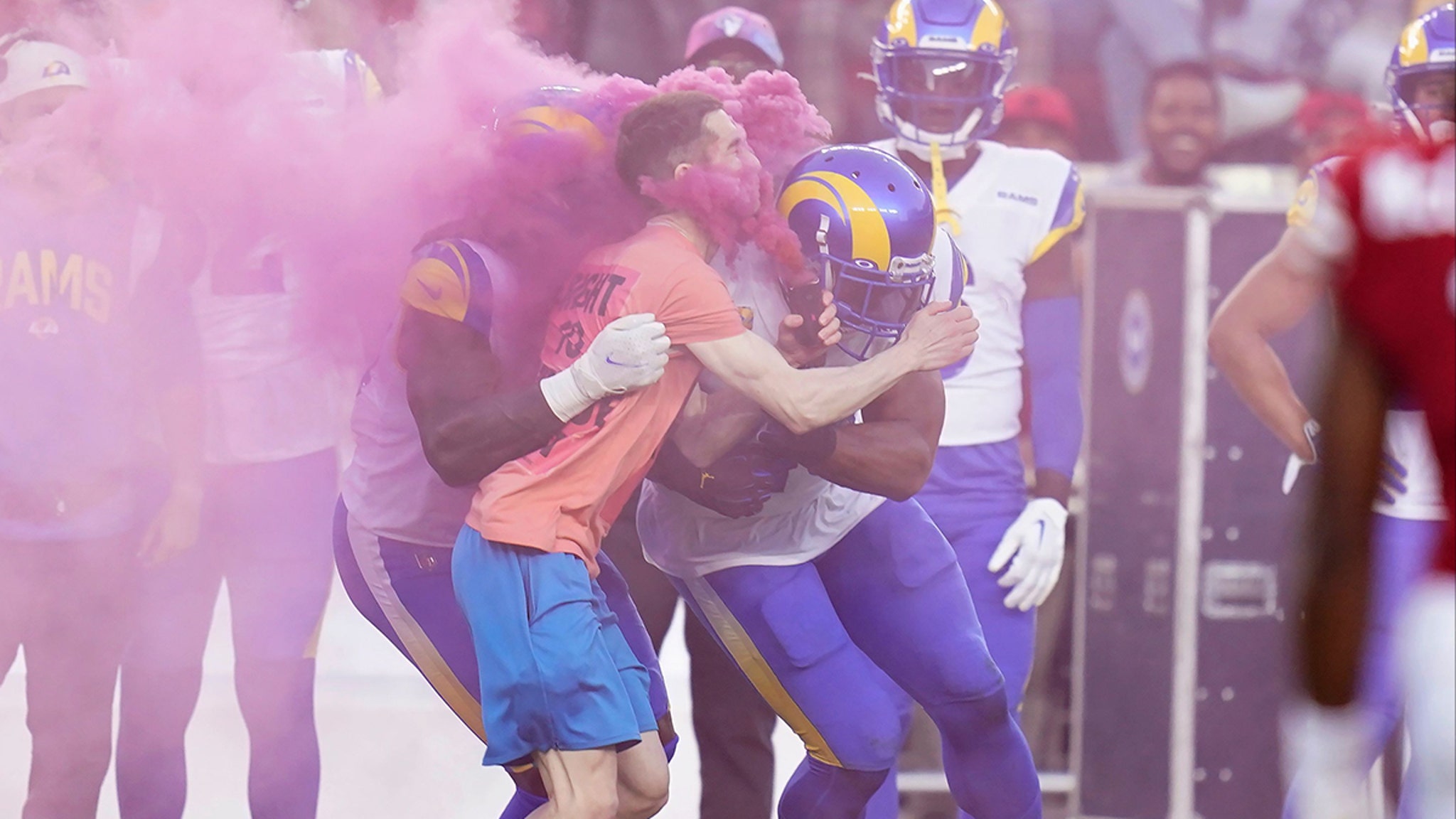 Rams Star Bobby Wagner Won t Face Charges Over Field Invader Tackle
