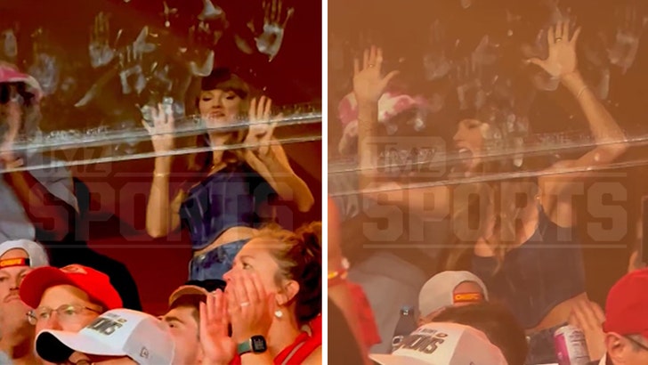 Taylor Swift Dances, Bangs On Glass During Chiefs Game