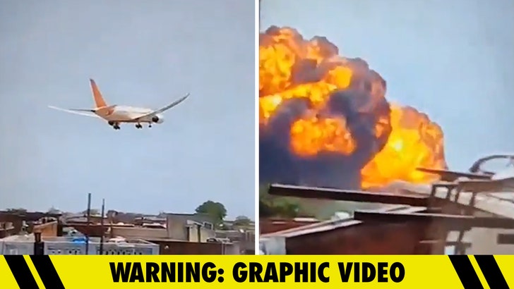 Hundreds Killed in Fiery Plane Crash in India, Explosion Caught on Video Hundreds Killed in Fiery Plane Crash in India, Explosion Caught on Video