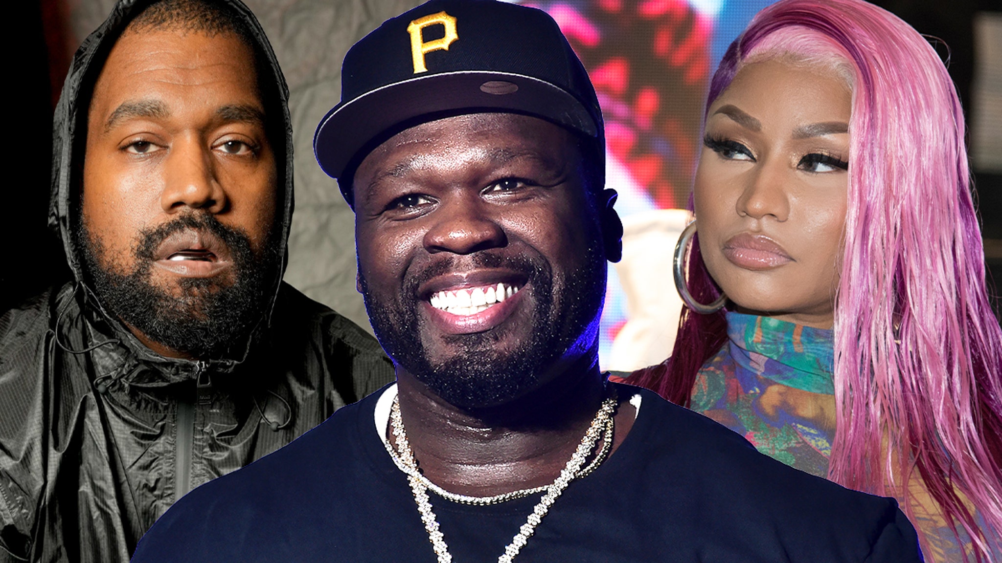 50 Cent Says Kanye West and Nicki Minaj Are Why He Doesn't Talk Politics
