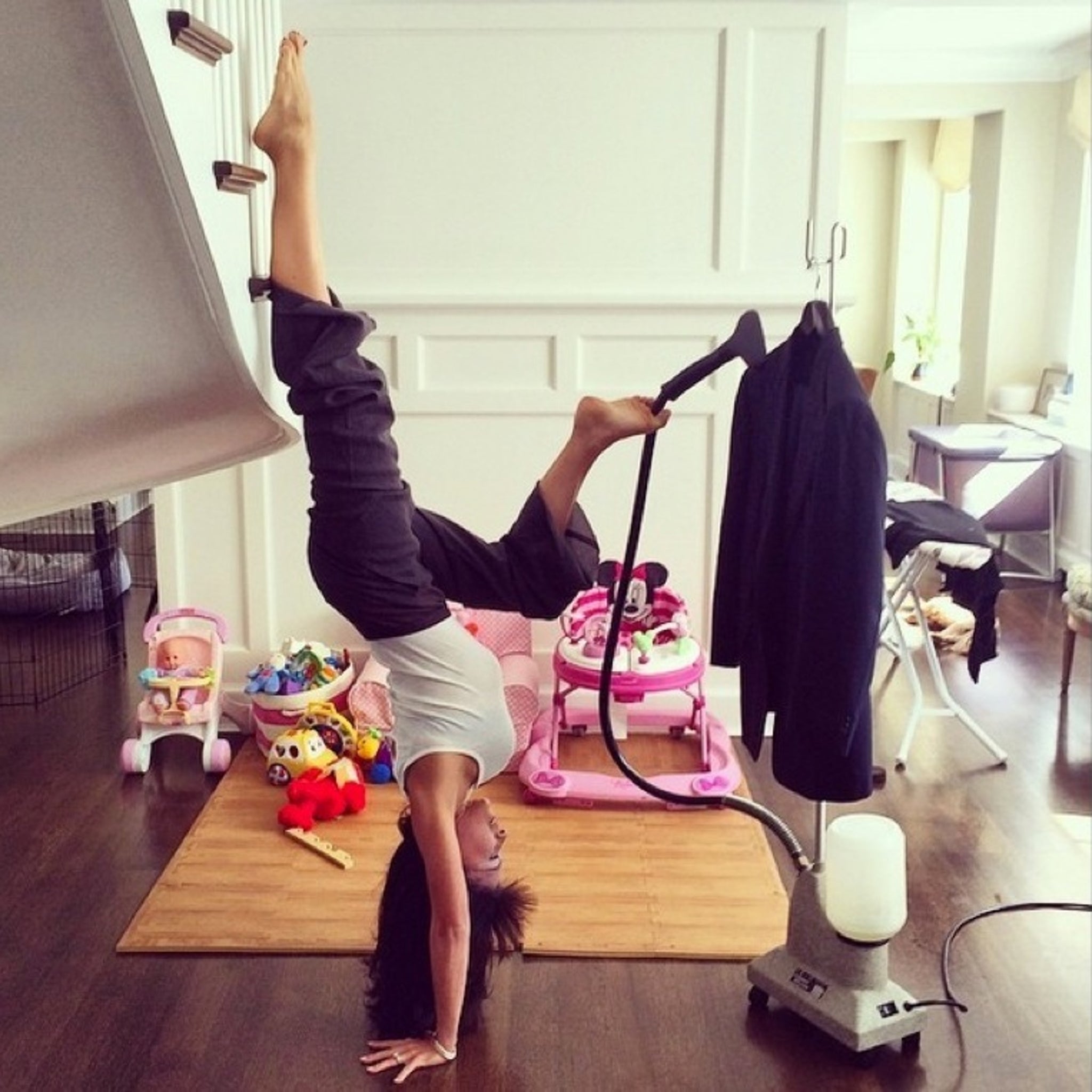 Yoga Poses and Workout from Hilaria Baldwin